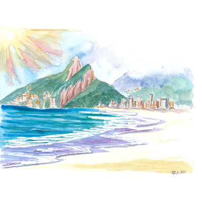 Martina Bleichner " Beach Dreams Praia De Ipanema Rio De Janeiro Brazil " by Martina Bleichner