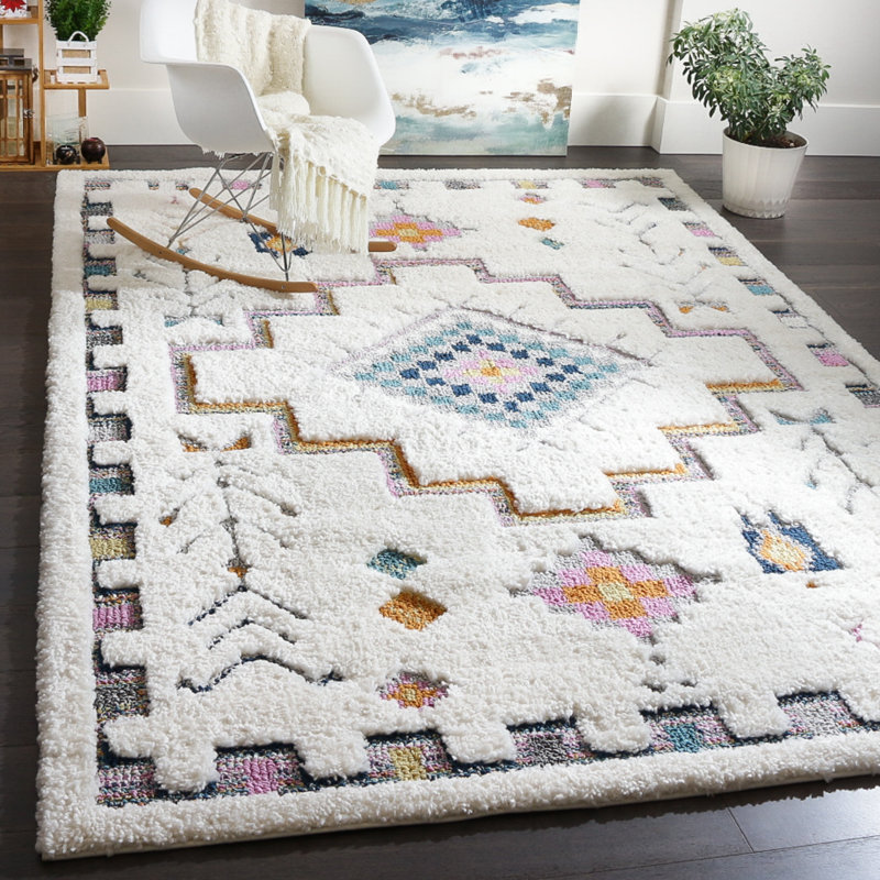 Tapis à poil long Crown, Rectangle 7 pi 11 po x 10 pi 10 po