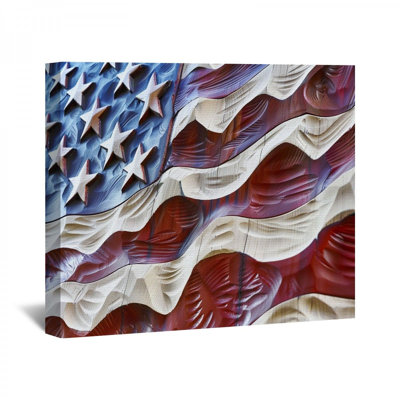 "Drapeau américain" sur toile