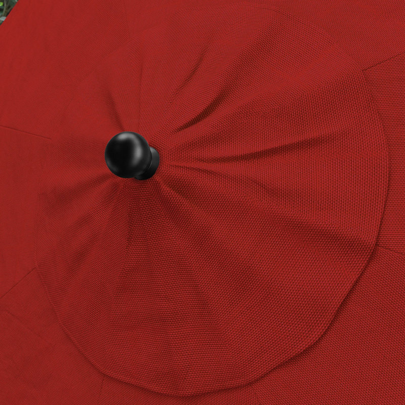 Parasol de marché 9 pi Montiara, Rouge