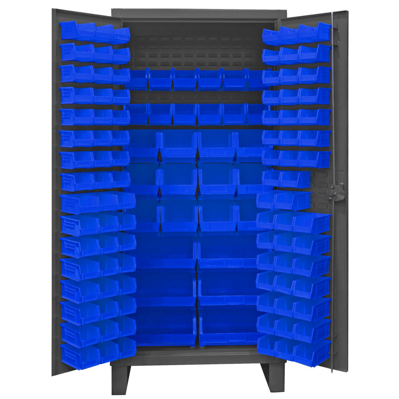 Single Storage Cabinet ( 78'' H x 36'' W x 24'' D), Blue