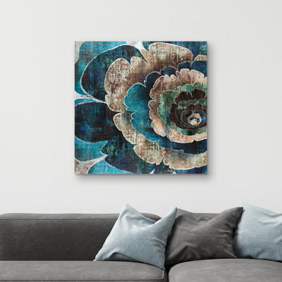 flower montage - 32"x32" art on canvas