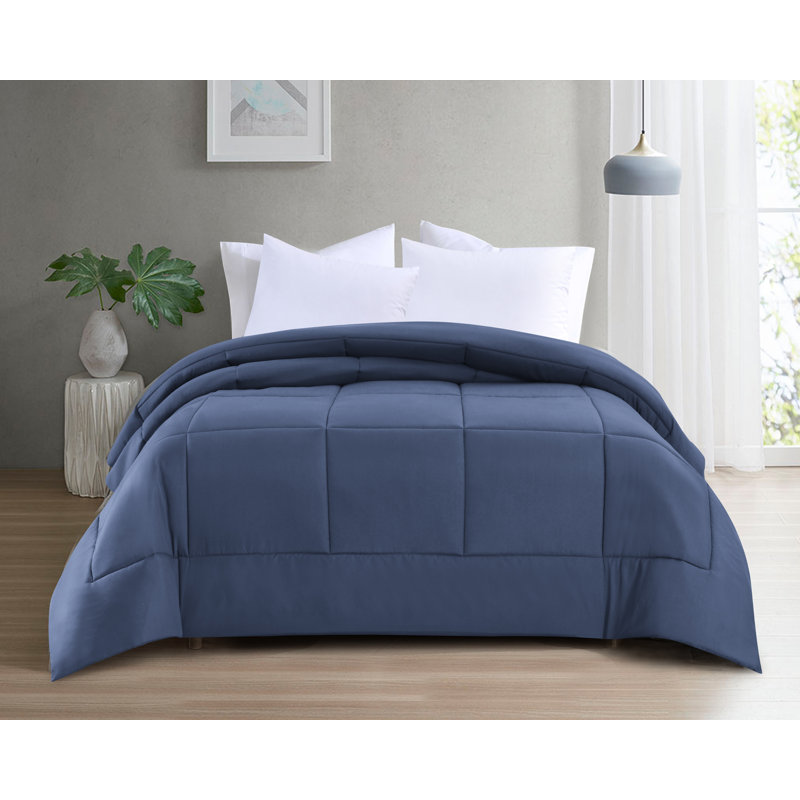 Édredon en duvet synthétique Swift Home Basic, Édredon grand, Marine