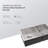 Double Bowl(60/40) Undermount Sink- 28"X19" Double Bowl Kitchen Sink 16 Gauge With Two 10" Deep Basin