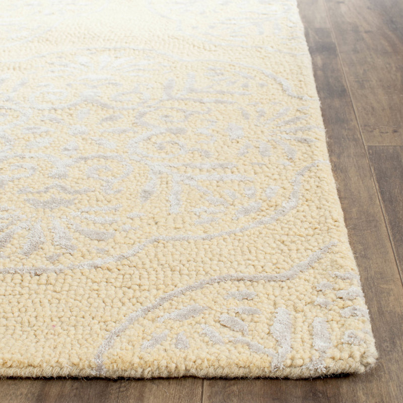 Tapis en laine touffeté à la main Harger, Carré 6 pi