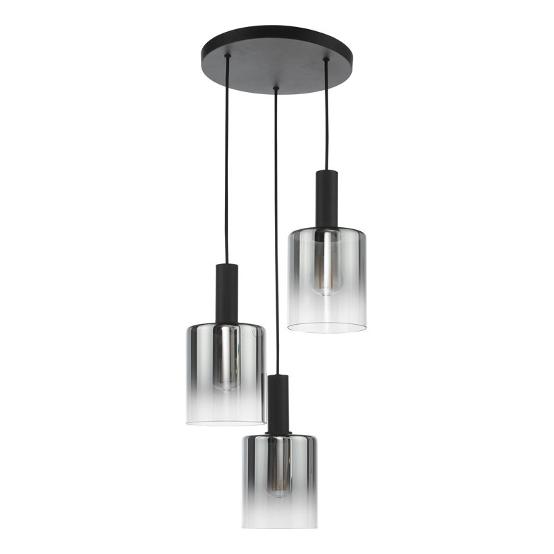 Beniah - Light Matt Black Pendant, 3