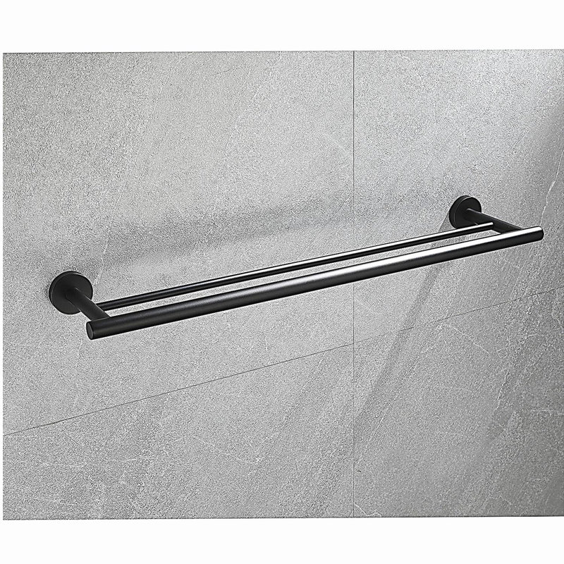 23.6'' Towel Bar Wall Mounted, Matte Black