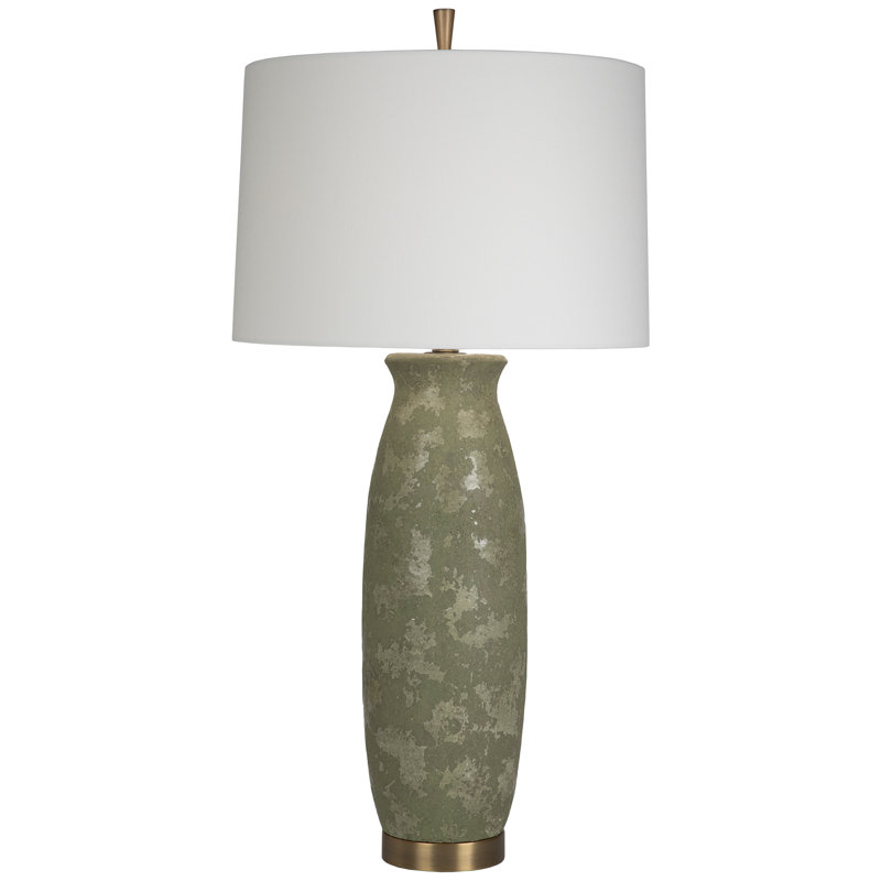Clovis Table Lamp, Moss Green