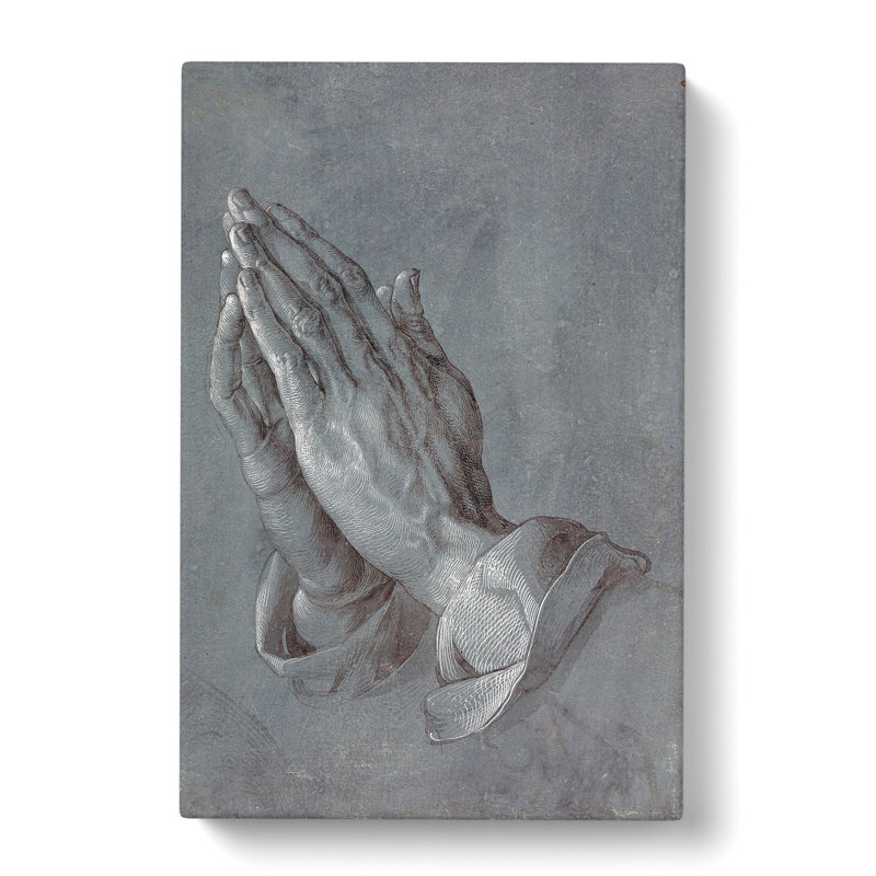 Praying Hands by Albrecht Dürer - Wrapped Canvas Painting, 60cm H x 40cm W x 3cm D