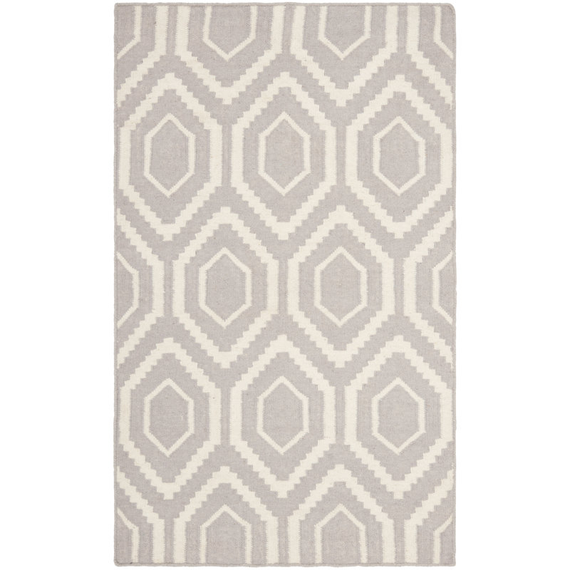Doggett Geometric Hand Woven Area Rug, Rectangle 76 x 122 cm