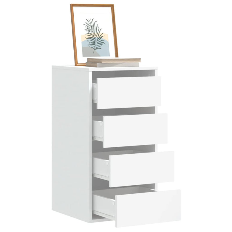 Staika Standard Accent Chest, 76cm H x 40cm W x 41cm D, White