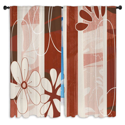 Paire de rideaux obscurcissant en polyester Kondon