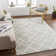 Rectangle  Deangelo Moroccan Machine Woven Area Rug in Light Grey