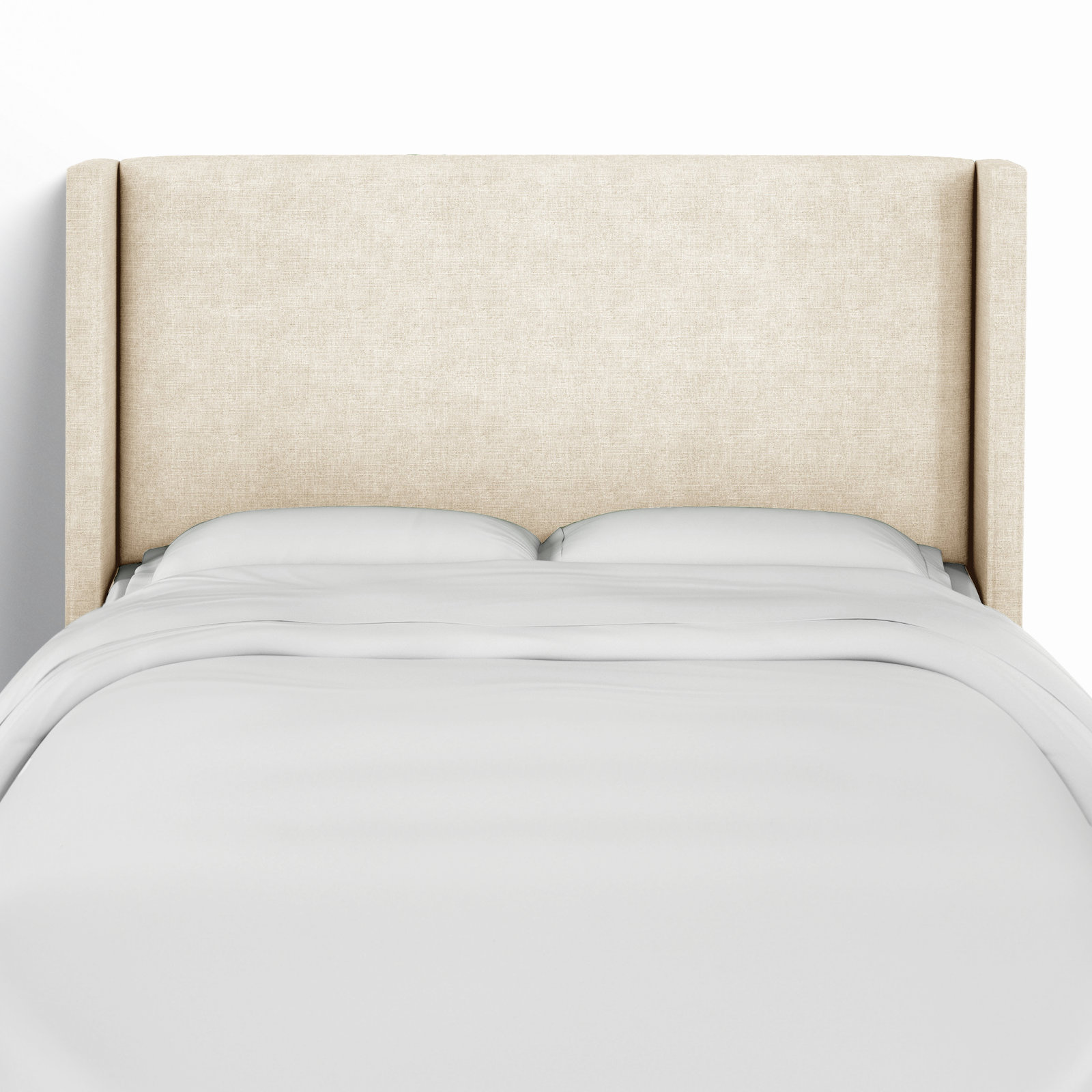 Hanson Upholstered Headboard, Twin, Classic Talc Linen