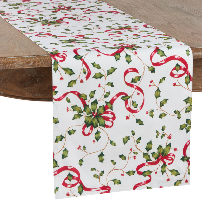 Jenkinson Christmas Table Runner, 72" L x 16" W