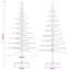 Wooden Christmas Tree Assemble Xmas Tree for Decoration Solid Wood Pine-1370746122