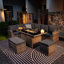 Rosen 2025 Wicker - Person Garden Lounge Set with Cushions-1555282529