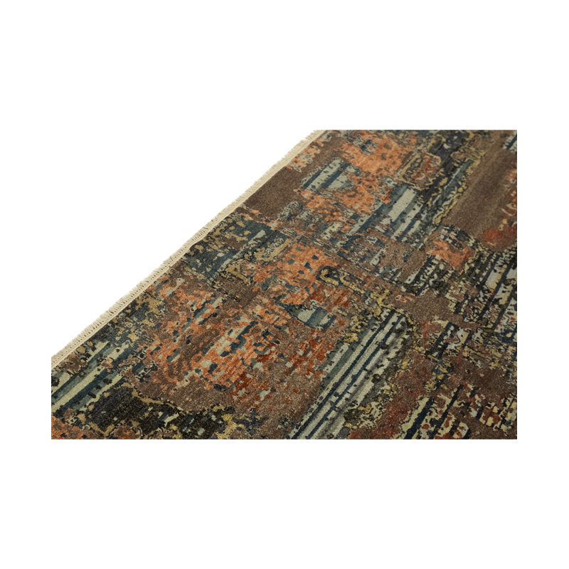 Tapis multicolore de haute qualité noué à la main