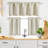 Blackout Rod Pocket Kitchen Curtain Valance and Tiers Set-2041922987-2041922983