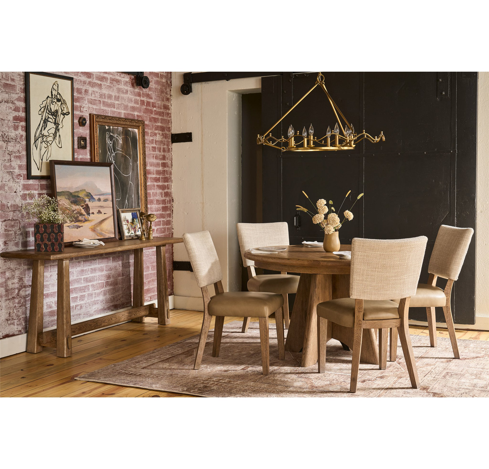 Hayes 76" Console Table, Brown