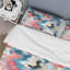 Literie victorienne mauve et rose avec composition aquatique II-759149432