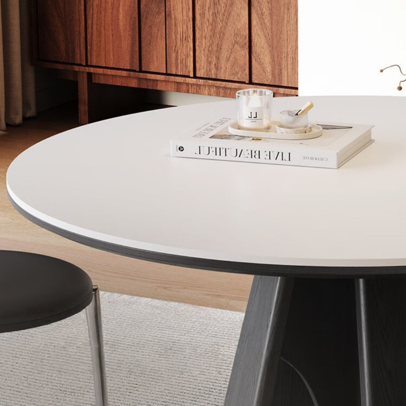 Table de salle à manger moderne, simple et créative, Blanc