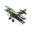 5" Green Metal Hand Painted 1918 Aviation Military Plane Model Airplane