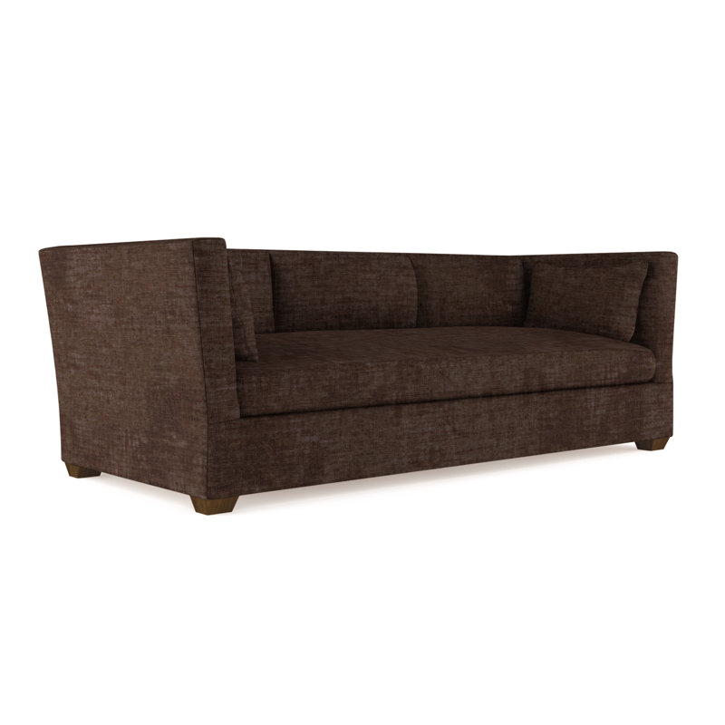 Sofa, Linen Graphite, 31" H x 108" W x 37" D