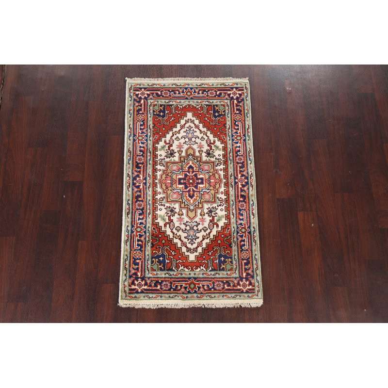 Tapis oriental géométrique en laine 3x5
