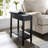 Ilithia Stylish 23.6" Tall End Table with Storage – Perfect Small Accent Table for Living Room, Narrow Side Table, or Nightstand-1903862513