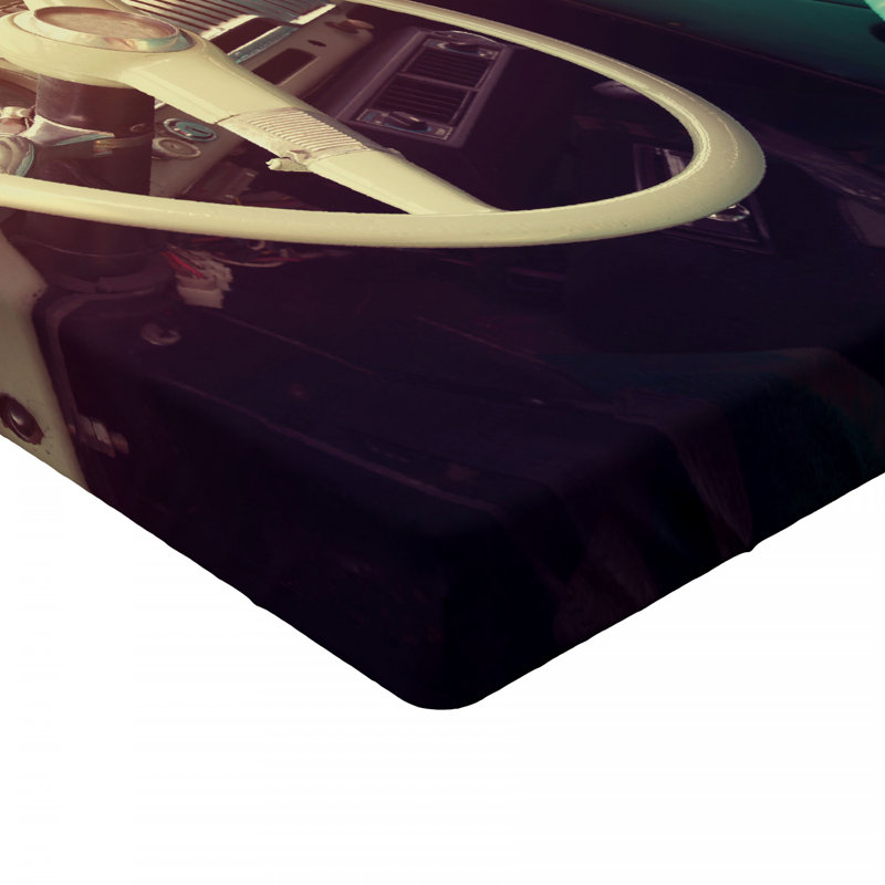 Drap-housse intérieur d’une voiture classique, Drap-housse grand