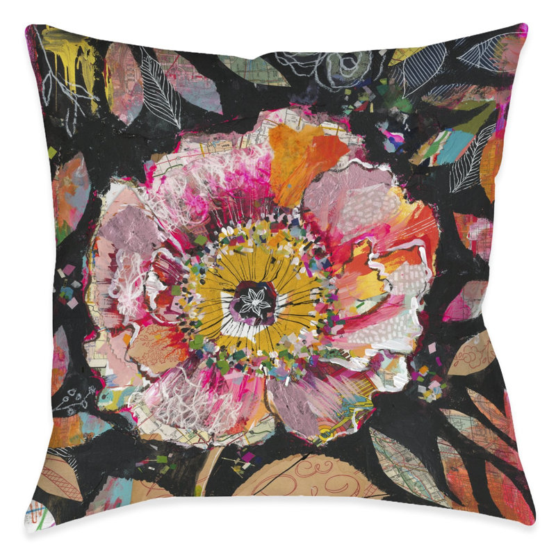 Coussin décoratif floral
