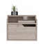 Table de chevet flottante, chambre à coucher, gris clair-133524432
