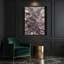 «Abstract Florals 53», art mural sur toile grise-1388807537