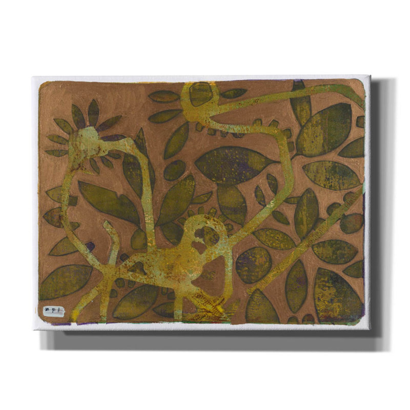 «Red Gold Barrel» par Maria Pietri, art mural en verre rouge, H 12 po x l 16 po x P 0,75 po