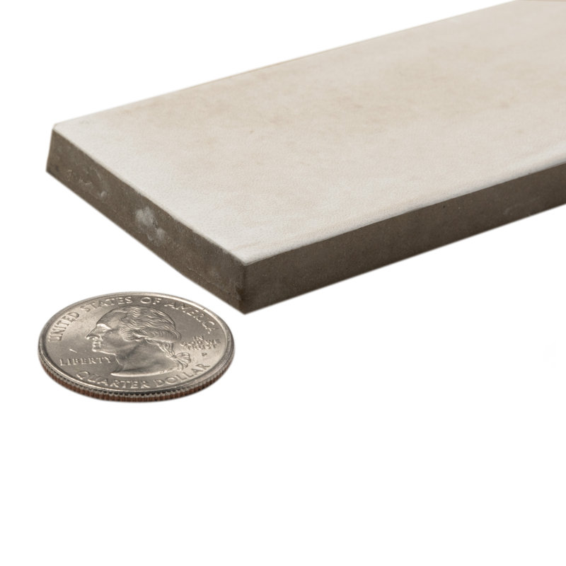 Coco 2" x 6" Porcelain Brick Look Subway Wall & Floor Tile, Canvas Beige