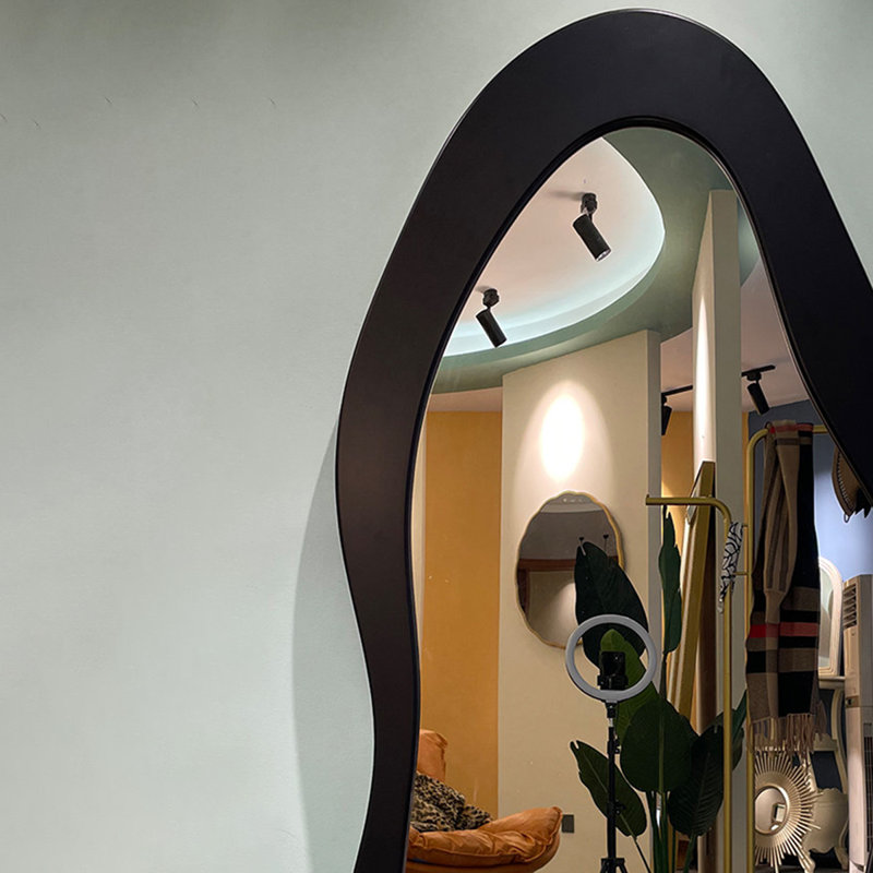 Free Form Manufactured Wood Full Length Mirrors, 66.93" H x 31.5" W