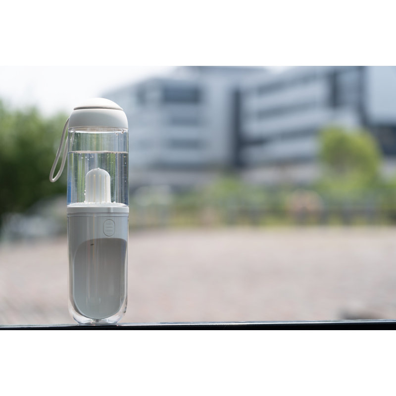 Mangeoire à eau filtrée de poche Pet Life, Blanc