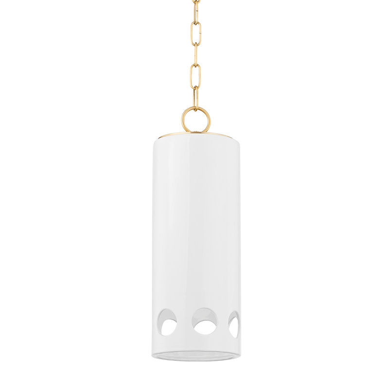 Luminaire suspendu cylindrique 1 lumière