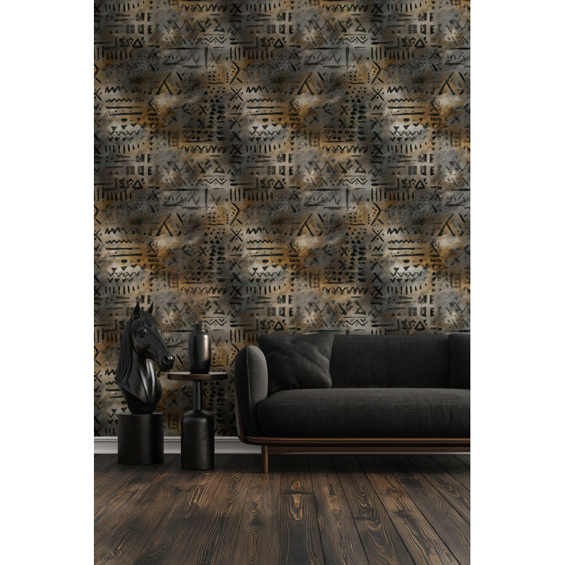 Rouleau de papier peint Tribal Mudcloth