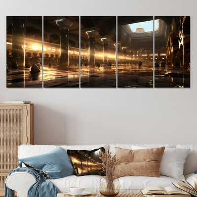 Hajj Pilgrimage I - Islam 5 Piece Wall Art For Living Room