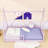 Twin Wood House Bed With Fence-284794367