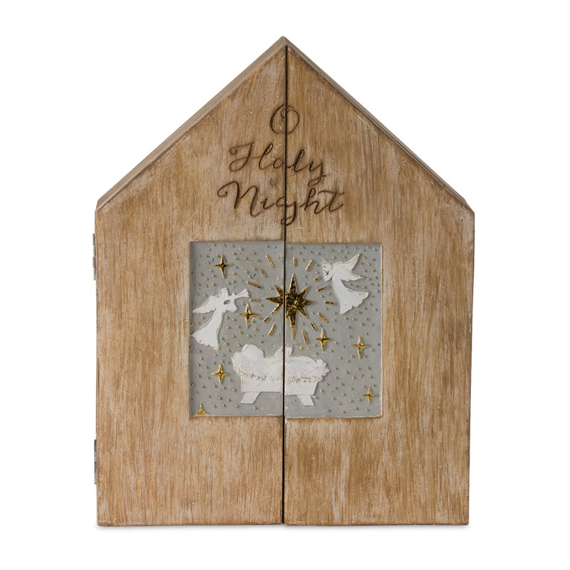 Crèche de Noël en résine