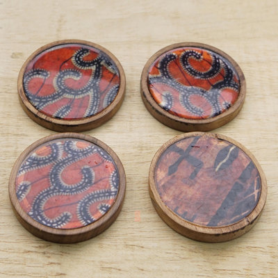 Round 4 Piece Coaster Set