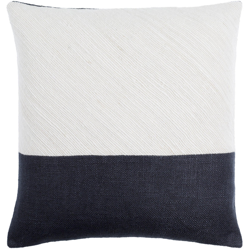 Housse et insert de coussin carré en mélange de lin, 18 po x 18 po, Duvet