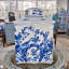 Blue and White Square Jar