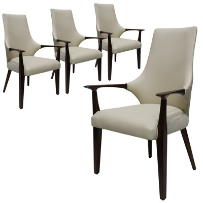 Fauteuil de salle à manger rembourré Elm