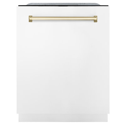 Zline Autograph Edition 24" 45 dBA Built-In Button Control Dishwasher