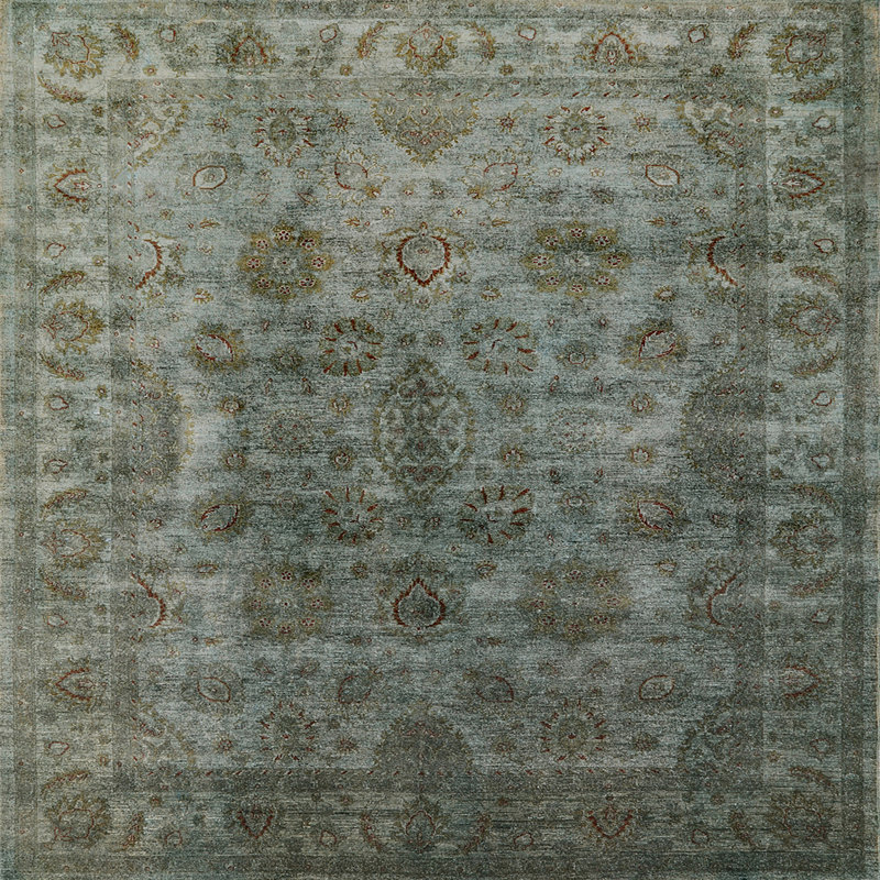 Roquefort Oriental Indoor Rug, Square 3'