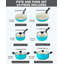 Batterie de cuisine antiadhésive en céramique Cook N Home Basics